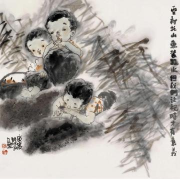 杜觉民国画人物看云字画之家