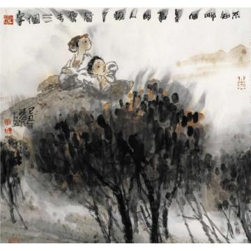 杜觉民国画人物看云去字画之家
