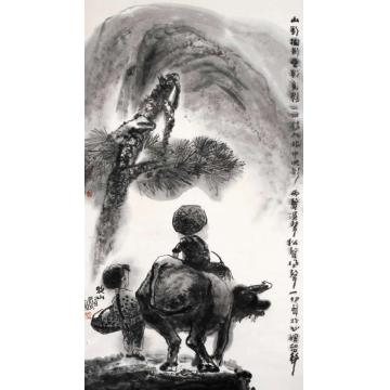 杜觉民国画人物牧山字画之家