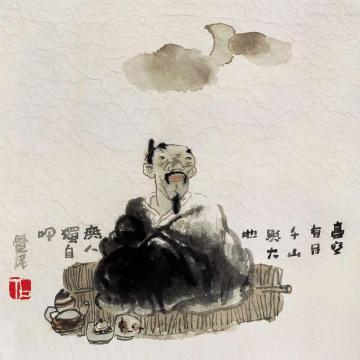 杜觉民国画人物人物系列03字画之家