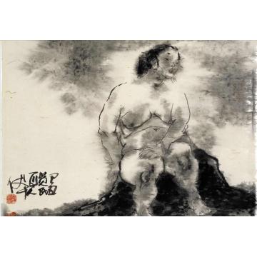 杜觉民国画人物人物系列06字画之家