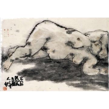 杜觉民国画人物人物系列07字画之家