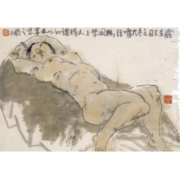 杜觉民国画人物人物系列08字画之家