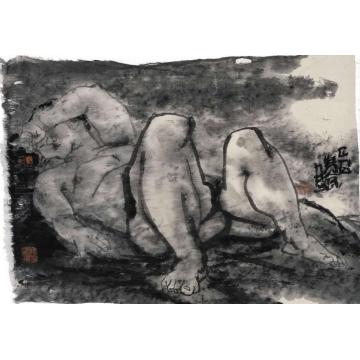 杜觉民国画人物人物系列09字画之家