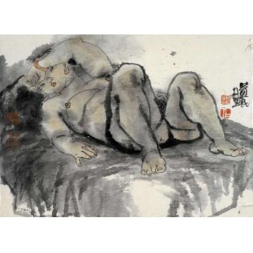 杜觉民国画人物人物系列11字画之家
