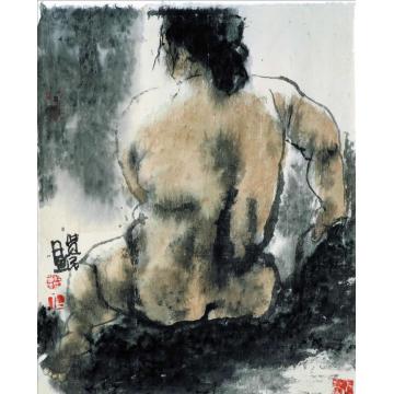 杜觉民国画人物人物系列16字画之家