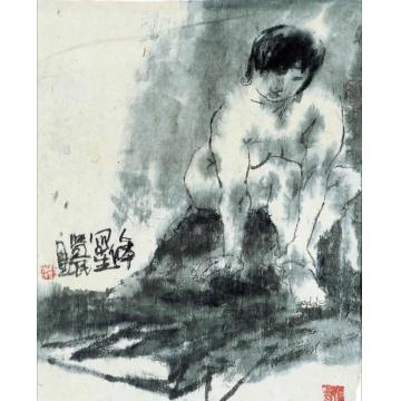 杜觉民国画人物人物系列17字画之家