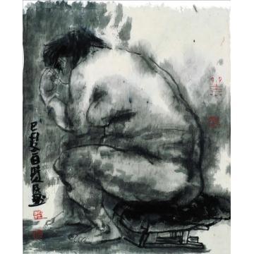 杜觉民国画人物人物系列20字画之家