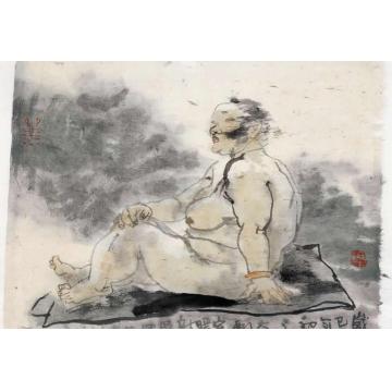 杜觉民国画人物人物系列25字画之家