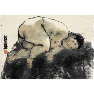 杜觉民国画人物人物系列26字画之家