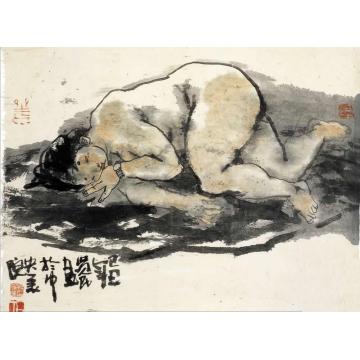 杜觉民国画人物人物系列27字画之家