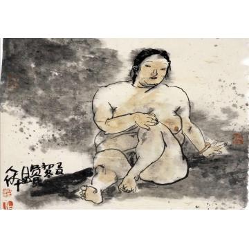 杜觉民国画人物人物系列33字画之家