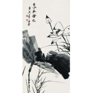 周之江国画花鸟荷花字画之家