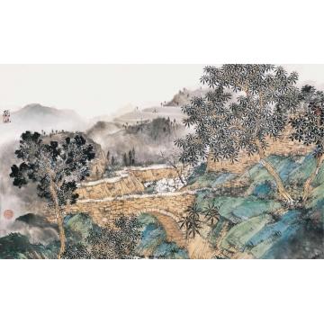 刘旭国画山水写生之一字画之家