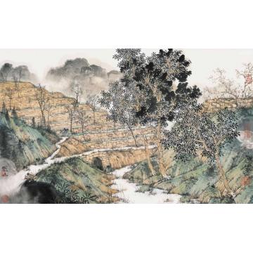 刘旭国画山水写生之三字画之家