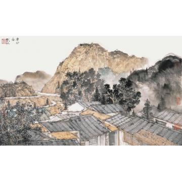 刘旭国画山水写生之五字画之家
