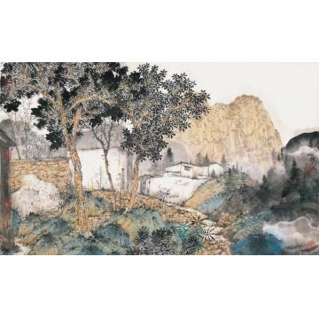 刘旭国画山水写生之六字画之家