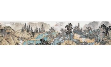 刘旭国画山水田园清居字画之家