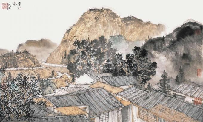 国画家刘旭字画之家