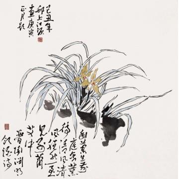 江源国画花鸟兰花字画之家