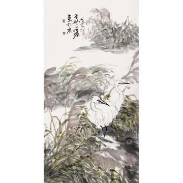 江源国画花鸟守望字画之家