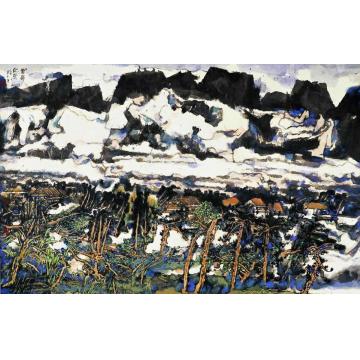 庄小尖国画山水云岭纪行字画之家