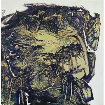 庄小尖国画山水虎啸龙吟字画之家