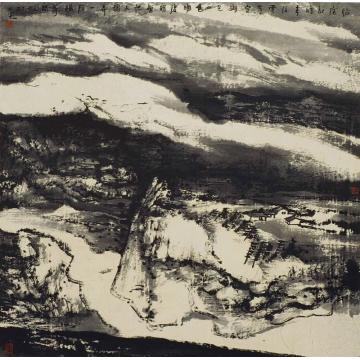 庄小尖国画山水山色晦明字画之家