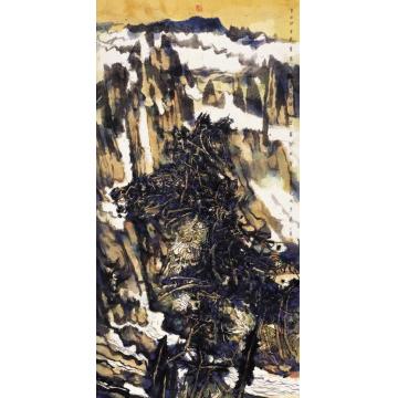 庄小尖国画山水水云沃荡字画之家