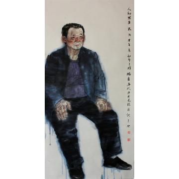 闫畅青国画人物人物写生字画之家