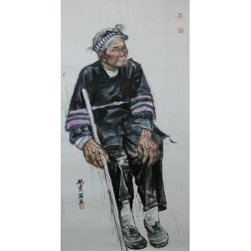 闫畅青国画人物人物写生字画之家