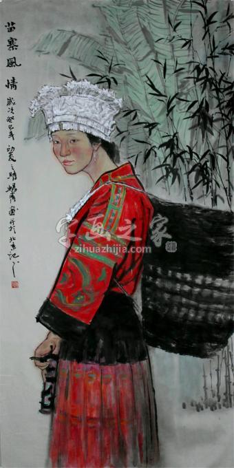 国画家闫畅青字画之家