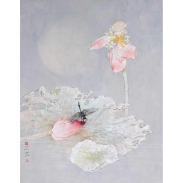 石君国画花鸟淡薄如矜西子妆字画之家