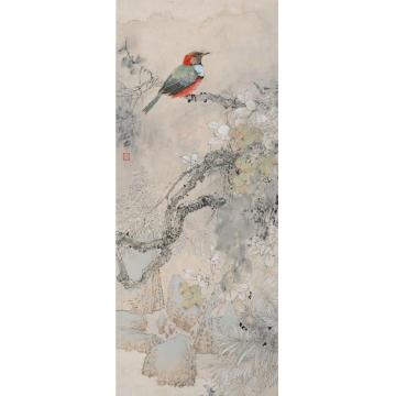 石君国画花鸟清溪字画之家