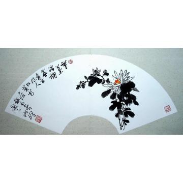 余险峰国画花鸟扇面作品（7）字画之家