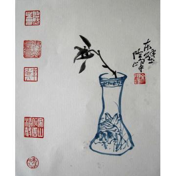 余险峰国画花鸟花鸟作品（3）字画之家