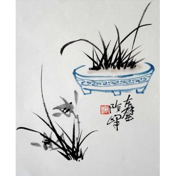 余险峰国画花鸟花鸟作品（4）字画之家
