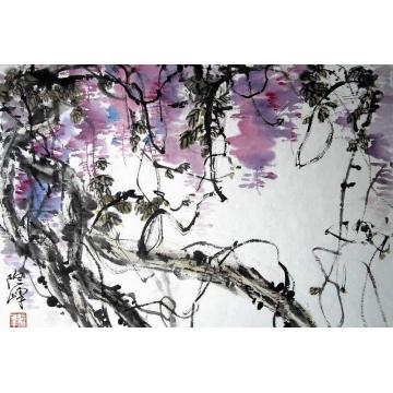余险峰国画花鸟花鸟作品（13）字画之家