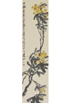 朱卫新国画花鸟九秋氤氲字画之家