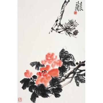 朱卫新国画花鸟无言有意001字画之家