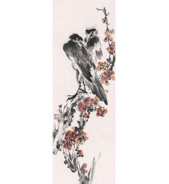 宋展生国画花鸟喜上眉梢字画之家