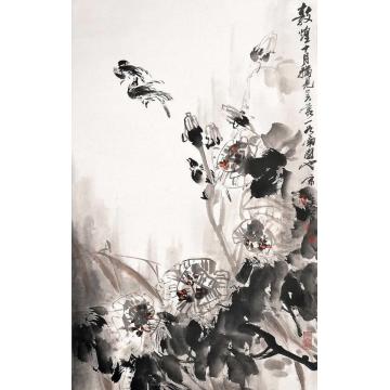 宋展生国画花鸟水墨芙蓉字画之家
