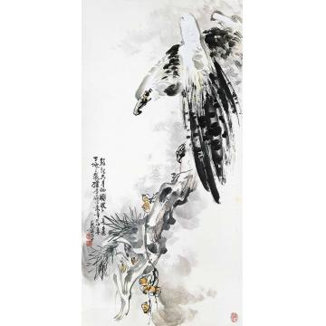 宋展生国画花鸟秦岭雪诗意字画之家