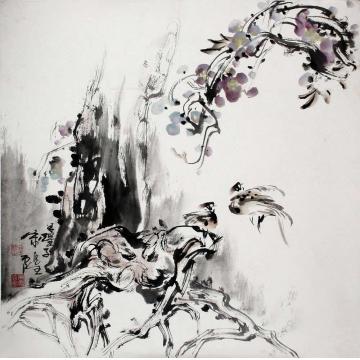 宋展生国画花鸟花鸟画（3）字画之家
