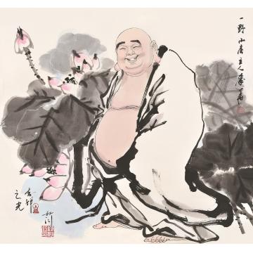秦华国画人物吉祥之光字画之家