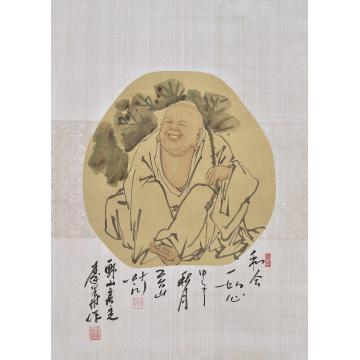 秦华国画人物合和一如心字画之家