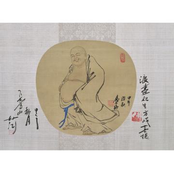 秦华国画人物度尽众生方成菩提字画之家