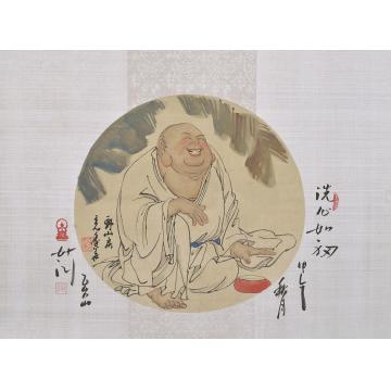 秦华国画人物洗心如初字画之家