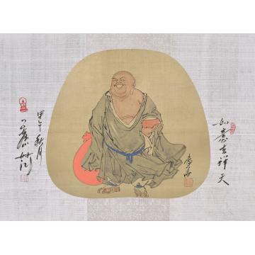 秦华国画人物如意吉祥天字画之家