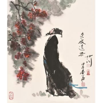 秦华国画人物东坡逸兴字画之家